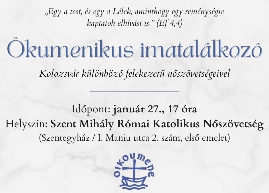 Ökumenikus imatalálkozó